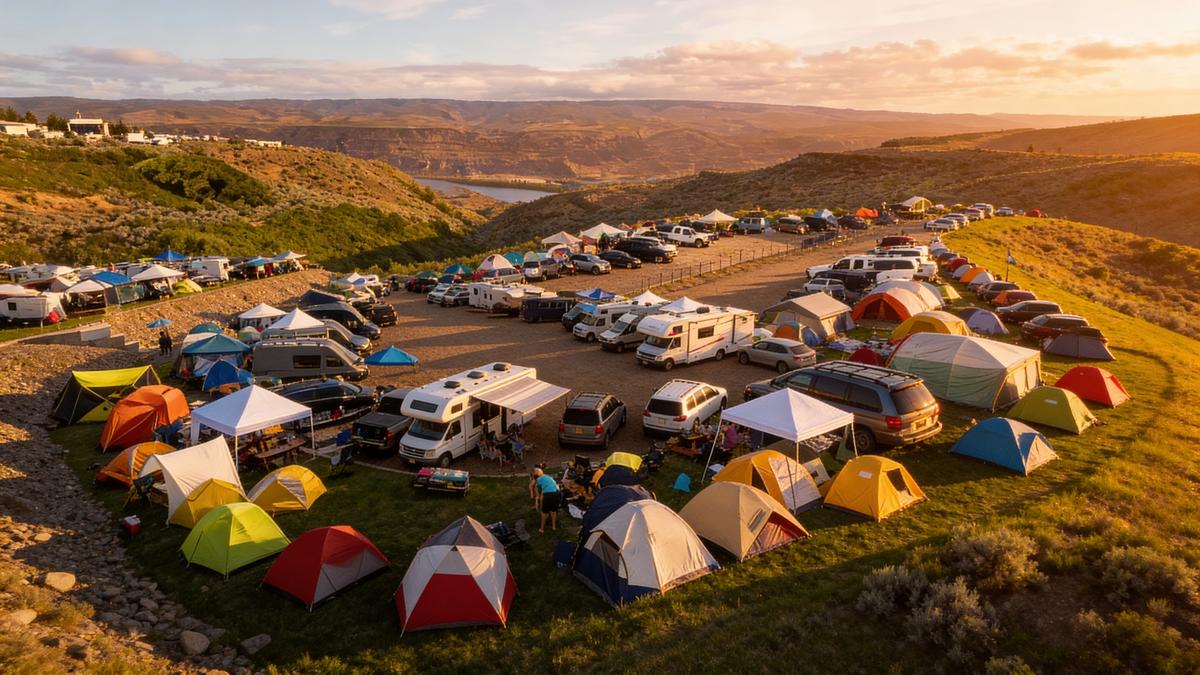 Camping at Freedom Con